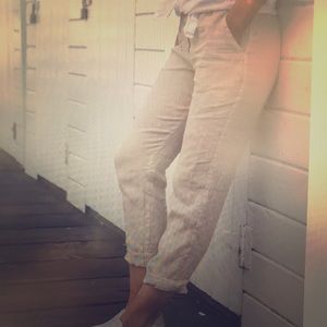 CP Shades black linen Hampton pant, Medium